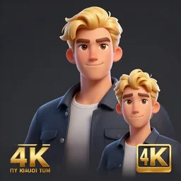 2 d character design, male designer, blonde, digital art, portrait, 4 k, 8 k, sharp focus, smooth, illustration, concept art, product design