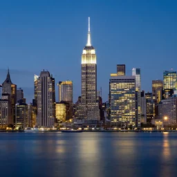 award winning photography of new york city from an unusual viewpoint, long exposure