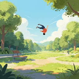 A beautiful artwork illustration, a parkour across dimensions, featured on artstation, wide angle, vertical orientation