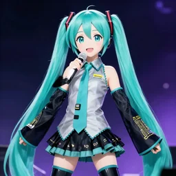 photo of a Hatsune Miku concert