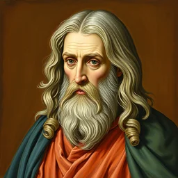 portrait in tempera of dante alighieri wearing ffp!!! 2, by sandro botticelli