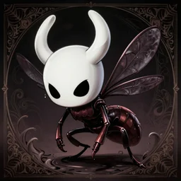 Hornet from Hollow Knight, sweat drops, insane, intricate, highly detailed, digital painting, artstation, concept art, smooth, sharp focus, illustration, Unreal Engine 5, 8K, art by artgerm and greg rutkowski and alphonse mucha