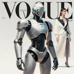 samurai robot robot, digital concept art illustration by ilya kuvshinov and artgerm, vogue japan women's fashion beauty celebrity magazine, chanel makeup, john singer sargent impressionist oil on canvas painting, trending on artstation, intricate