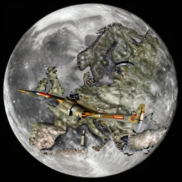 Germany invading the moon in 1942