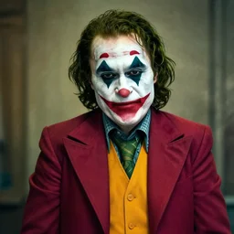 Elon Musk cosplaying as the Joker