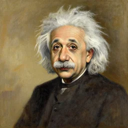 a painting draw by Albert Einstein when he was four years old