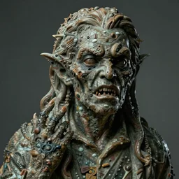 creepy photograph of a statue 9 0's, extremely detailed