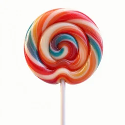 3 d render of a spiral lollipop, unreal engine 5, ue marketplace, 4 k high quality, volumetric lighting, realistic shadows cgsociety, 3 0 0 dpi, png transparent background
