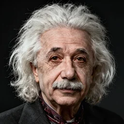 choctaw einstein portrait