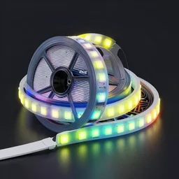 rgb cob led tape, product render, 8 k, ledspace, ultraleds, unreal engine,