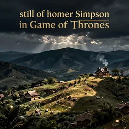“still of homer Simpson in Game of Thrones”