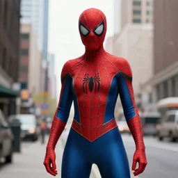 spiderman as a hot woman