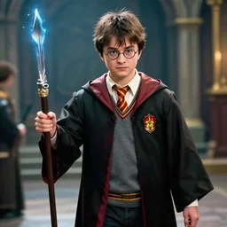 a film still of cosplay of harry potter in league of legends's arcane ( 2 0 2 1 ), 4 k