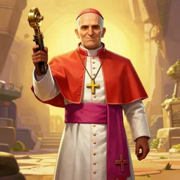 the pope in Borderlands, 8k