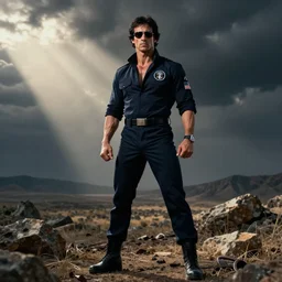 photo of Rambo as USA president