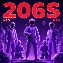 hyper detailed 2060s neo-surreal neon purple and red propaganda poster of space workers sharp cinematic lighting 8k wide angle shallow depth of field