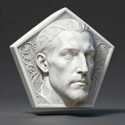 anthropomorphic pentagon head in white darkchief ryan reynolds hydrargent, intricate, elegant, highly detailed fantasy, wide angle, digital painting, artstation, concept art, sharp focus, illustration, art by artgerm, bob eggleton, stephen hickman, richard corben, wayne barlowe, greg rutkowski, alphonse mucha, 8 k