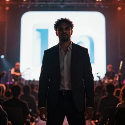 linkedin businessman metal concert