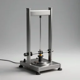 a strength tester attached to a guillotine, photography, highly detailed, high quality, 8 k, soft lighting,
