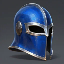 Beautiful Blue Armet Helmet, rpg, digital art, runescape, skyrim, final-fantasy