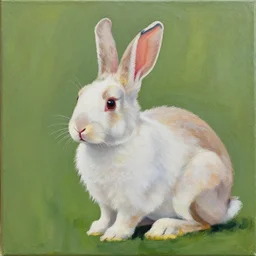 rabbit by jessica ng, # acryliconcanvas