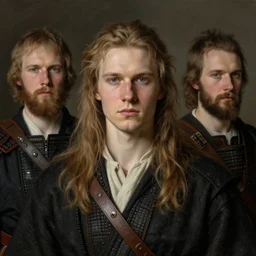 realistic detailed portrait of a young scandinavian! slavic!!! samurai by Gregory Crewdson, Irving Penn, Rembrandt, Alex Horley and Jimmy Nelson!