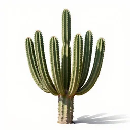 regal prickly pear cactus, photorealistic wildlife photography, full body, isolated on a pure white background, centered, entire subject in frame, sharp focus, soft studio lighting