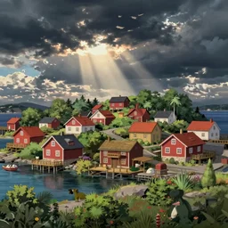 ultra hd Fårö Sudersand Langhammars Bondans Norsta Auren Ponyo studio ghibli