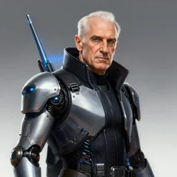 john paul ii with cyberware in cyberpunk 2 0 7 7, official artwork