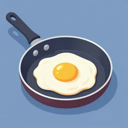 the universe fried on a pan like an egg, isometric view, illustration, digital art, trending on artstation