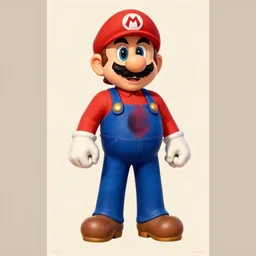 portrait of super luigi mario as iron man, limited neutral palette, beautiful graphics, full body portrait, propaganda poster art, 1 9 7 0 s illustrated advertising art by petros afshar, anton fadeev, dean ellis, painterly character design