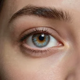 portrait of a stunningly beautiful eye, infinite