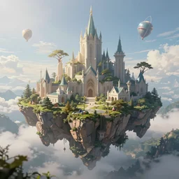 gorgeous floating fantasy island, mind blowing, ethereal, magical, artstation, octane render, unreal engine 5, cinematic concept art, 8 k 4 k hd