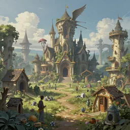 a beautiful matte painting of lost in wonderland, a grand scale dystopic event by giger and lisa frank and alphonse mucha