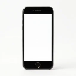 a smart phone designed by dieter rams, studio photograph, white background