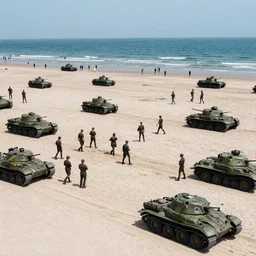 battle on ohama beach 3 6 0 panorama