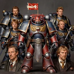 portrait of warhammer 4 0 0 0 0, by donato giancola, alex ross, howard david johnson, and norman rockwell.