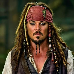 Leonardo DiCaprio as Captain Jack Sparrow