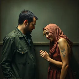 you and me doing the dangers of time and life wanting not really and not hidden that's love, dan witz, artstation - n 4