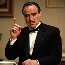 pepe as Vito corleone
