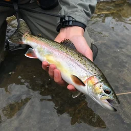rapidly approaching trout