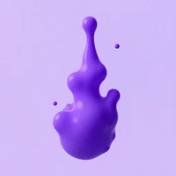 underwater ink, purple color palette, simple and clean illustration, liquified, highly detailed, photorealism, digital art, 3 d object, octane rendering, unreal engine, by alberto seveso