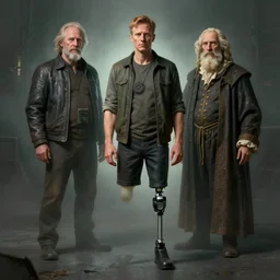 vhs human amputee ian miller, gunter von hagens & albrecht durer, fine art masterpiece baked at 3 0 0 f, matte painting, backlit dystopian lighting, photorealistic render, cinematic,
