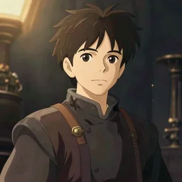 Ned Stark as an anime character from Studio Ghibli