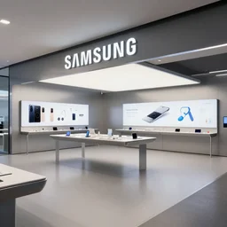 (((2030s flagship retail interior Samsung Microsoft Apple))) by Jean-Baptiste Monge