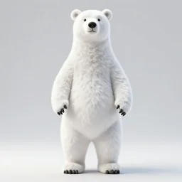 a full bodywhite bear kigurumi, product view, 8k, realistic