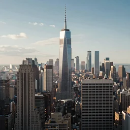 a photorealistic image of new york city in the year 2 5 7 0 ad in the future