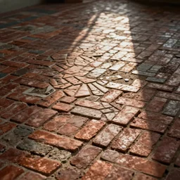 drawn brick tile map