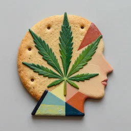 Cookies Marijuana profile picture by Sachin Teng, asymmetrical, Organic Painting , Matte Painting,  geometric shapes, hard edges, graffiti, street art:2 by Sachin Teng:4