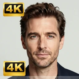 photograph of a brown haired man, middle aged, portrait photography, face, photography, 4 k, hd, color, award winning